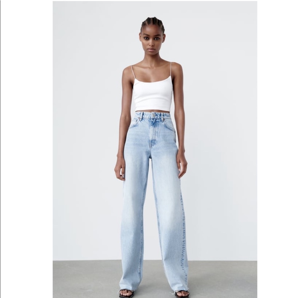 Zara Sold out wide leg jeans